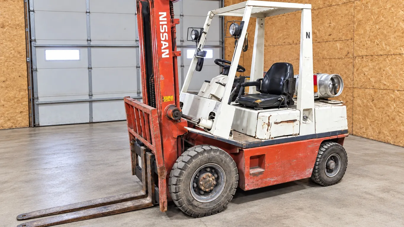 Nissan PF02 series LP forklift