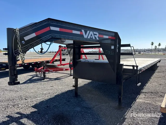 2026 Var 40 ft T/A Gooseneck Equipment Trailer
