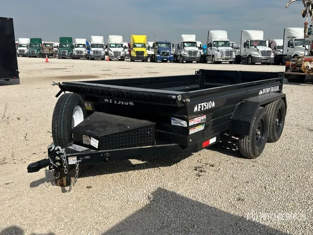 2027 Industrias America FT510 10 ft T/A Dump Utility Trailer