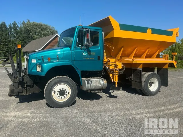 1997 Freightliner FL80 4x4 Snow Plow Truck