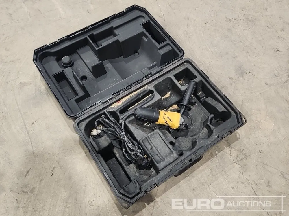 240 Volt Angle Grinder & Dewalt Case