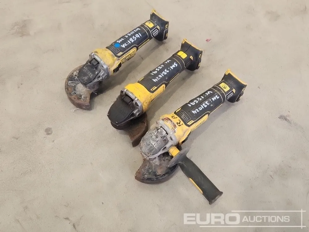 Dewalt 18 Volt Angle Grinders (3 of)