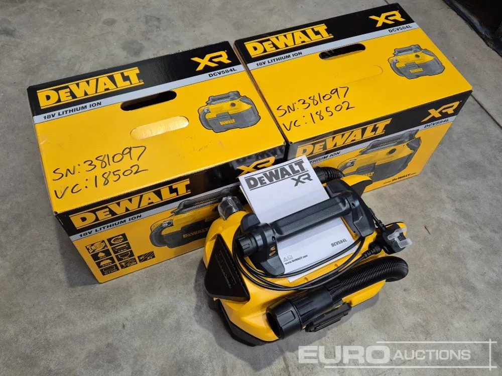 Unused Dewalt DCV584L
