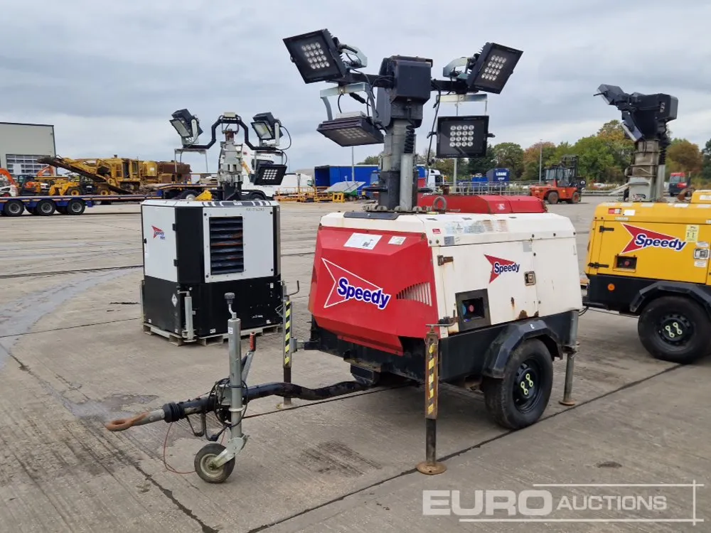 Single Axle LED Lighting Tower, Kohler Engine