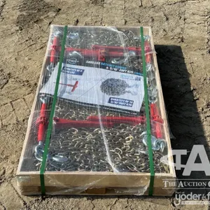 2026 APPROX. (10) 2026 CHERY 20' CHAINS W/APPROX. (5) 9,200# RATCHET BINDERS 