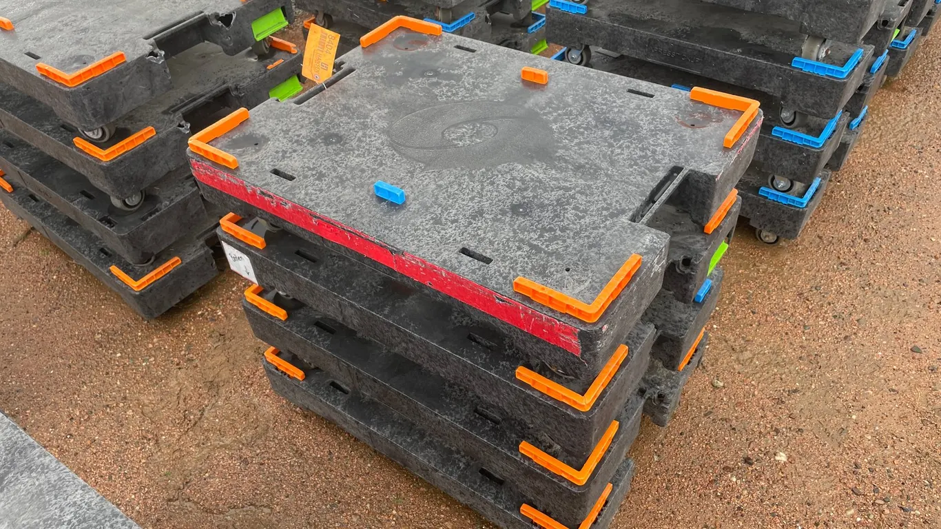 (4) Poly Express Pickup Moving Dollies