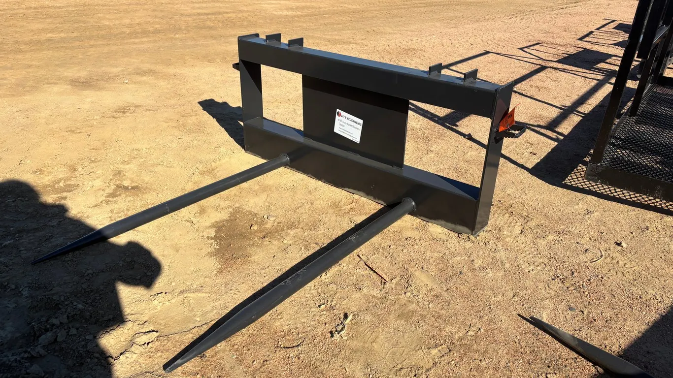 2026 JCT Skid Steer Bale Spear Attachment