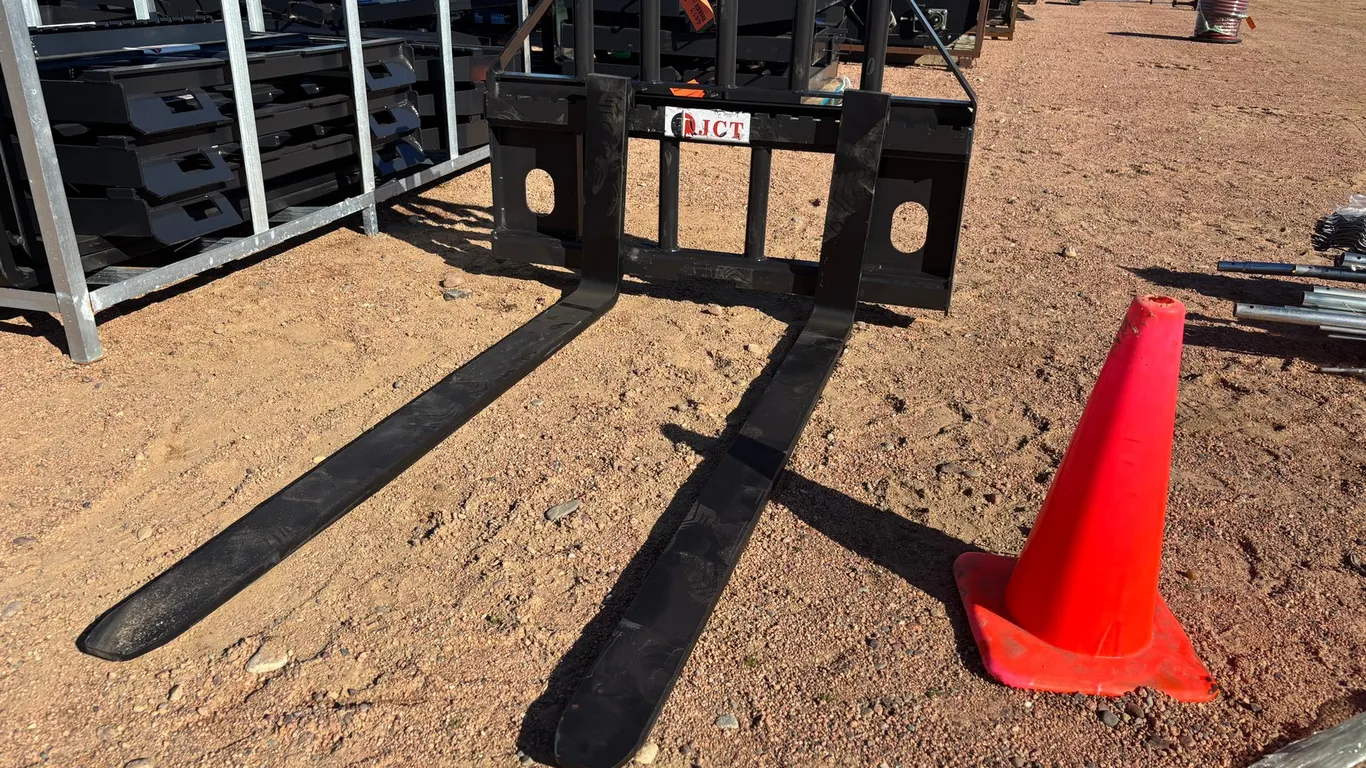 2026 JCT Skid Steer Pallet Fork Frame with 60" Tines