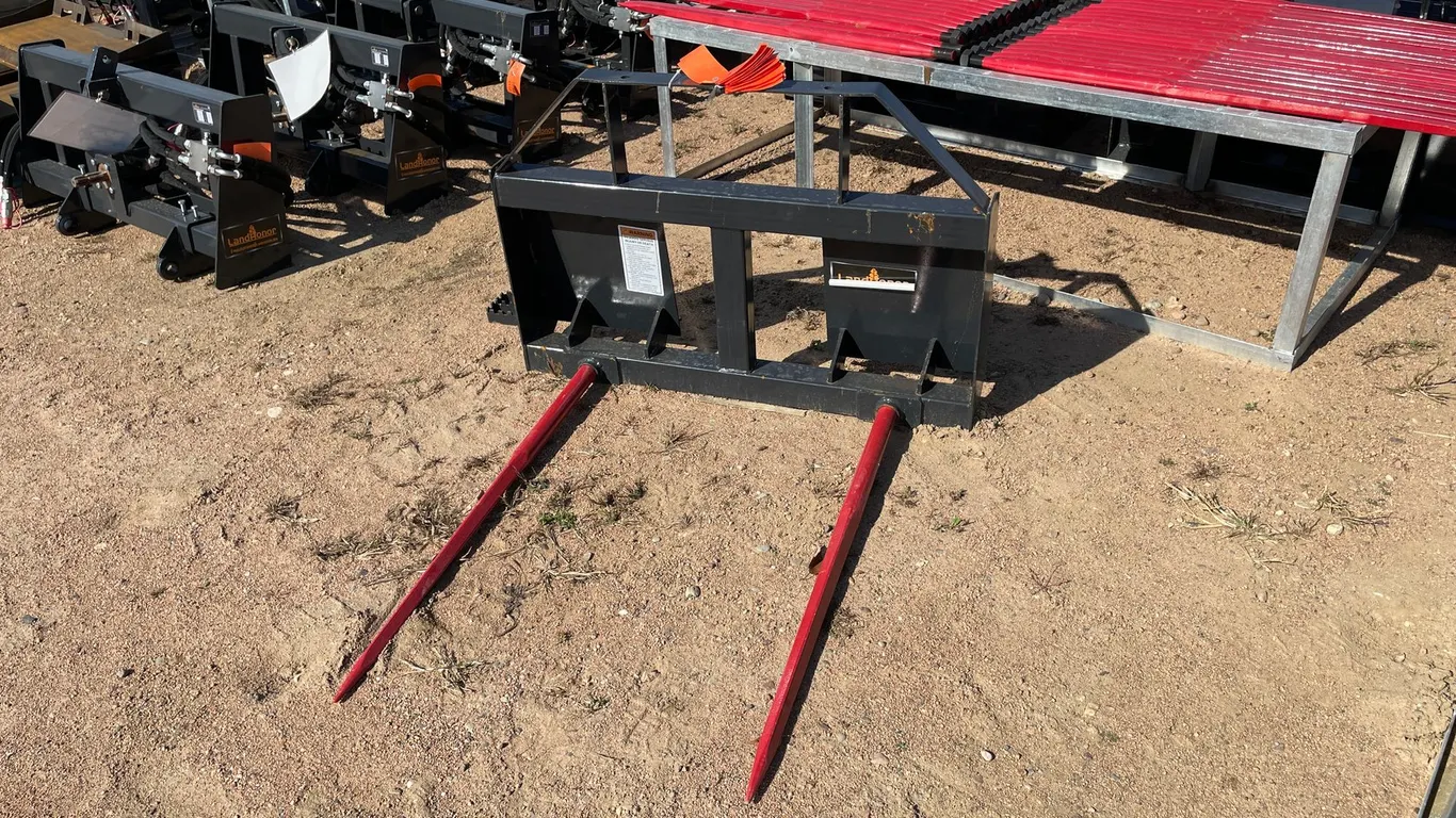 LandHonor Skid Steer Bale Spear Attachment