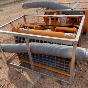 LandHonor Skid Steer Double Discharge Concrete Mixer Attachment