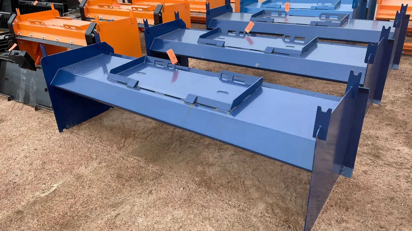New KC 96" Skid Steer Light Commercial Snow Pusher