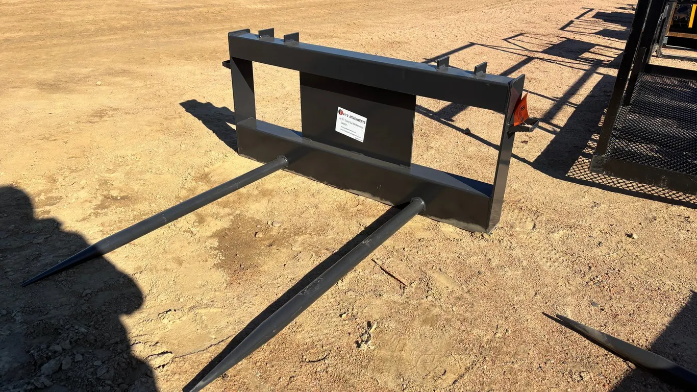 2026 JCT Skid Steer Bale Spear Attachment