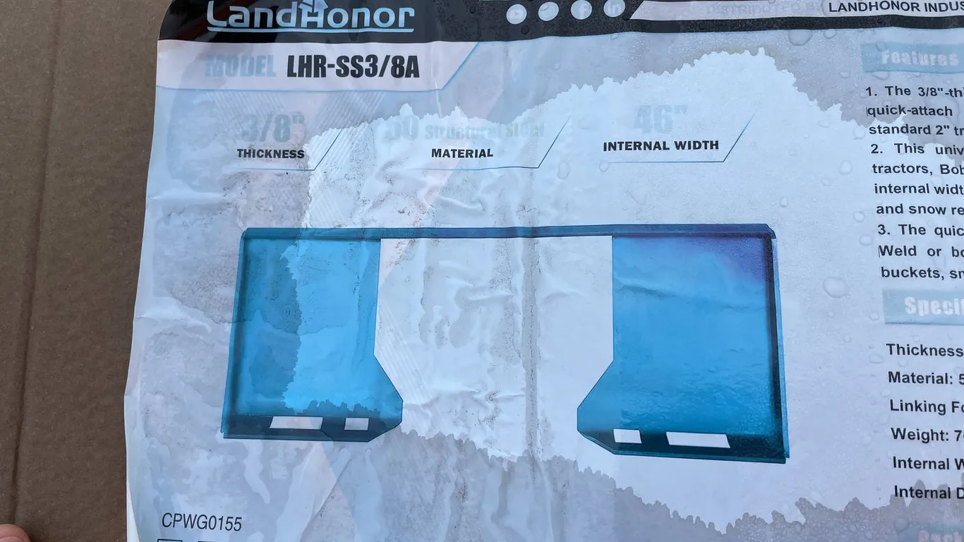 LandHonor 3/8" Universal Quick Attach Cut Out Mount Plate