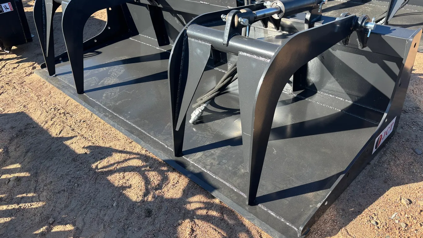 2026 JCT 84" Skid Steer Grapple Bucket Attachment