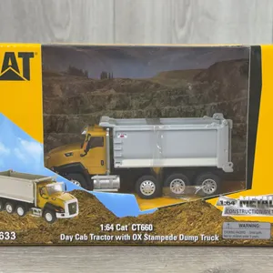 Caterpillar CT660 Day Cab W/OX Stampede Dump Truck, 1/64