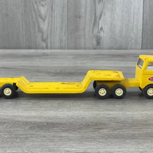 Tonka Lowboy Truck & Trailer, 11”L