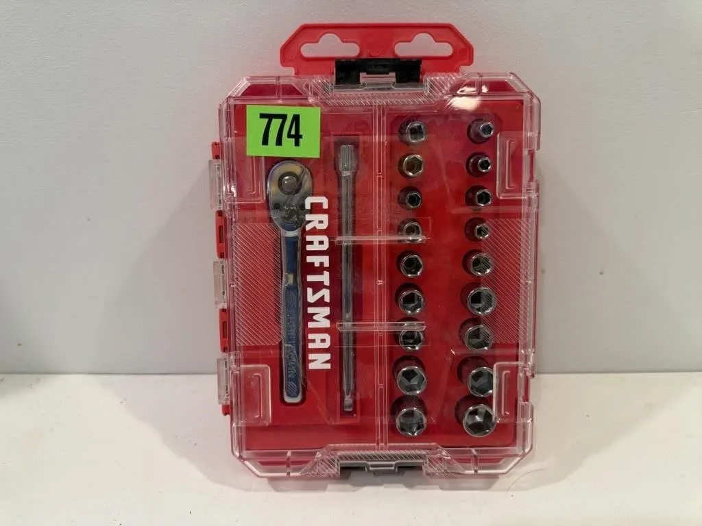 Craftsman ratchet, socket set