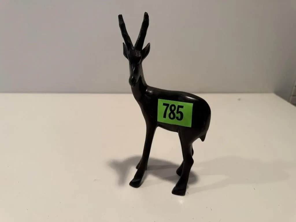 Gazelle wood carving