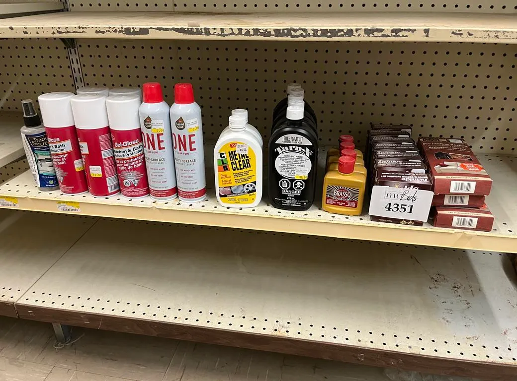 Assorted Cleaning & Tarnish Removers
