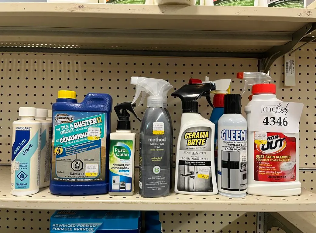 Assorted Cleaning Products