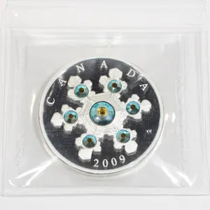 2009 CANADA $20 SWAROVSKI BLUE CRYSTAL