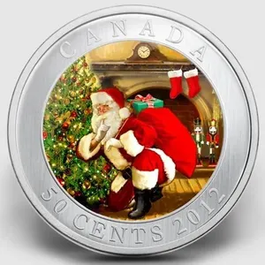 2012 CANADA 50 CENT SANTA'S MAGICAL VISIT