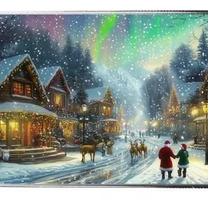 WINTER WONDERLAND 1 OZ SILVER COLOURIZED BAR
