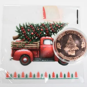 MERRY CHRISTMAS AND HAPPY NEW YEAR 1 OZ .999