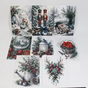 EIGHT CHRISTMAS POST CARDS