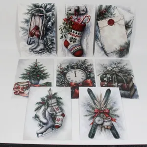 EIGHT CHRISTMAS POST CARDS