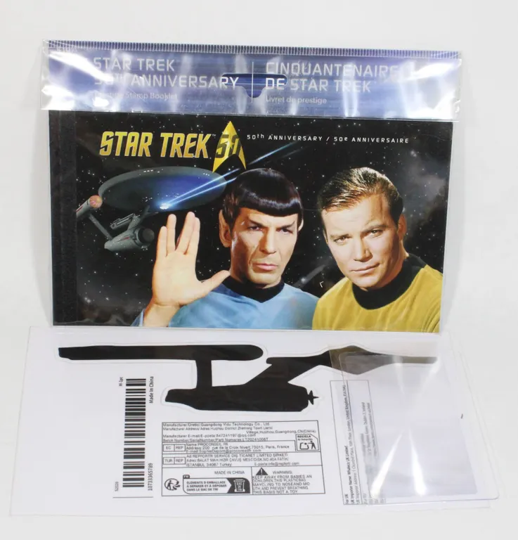 STAR TREK 50TH ANNIVERSARY PRESTIGE STAMP BOOKLET