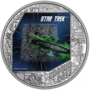 2017 CANADA $20 STAR TREK - THE BORG1 OZ FINE