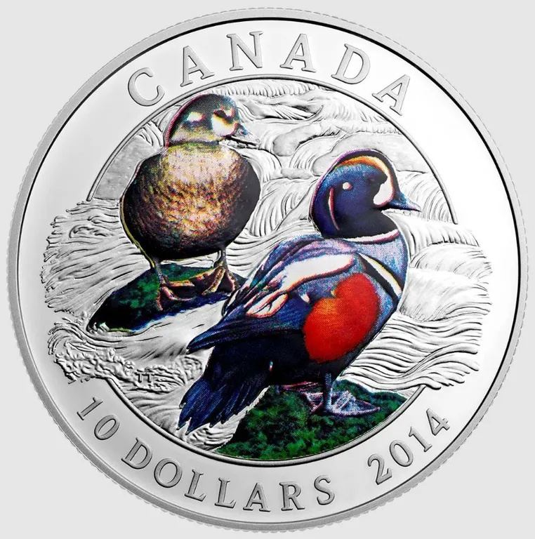 2014 $10 DUCKS OF CANADA HARLEQUIN DUCK
