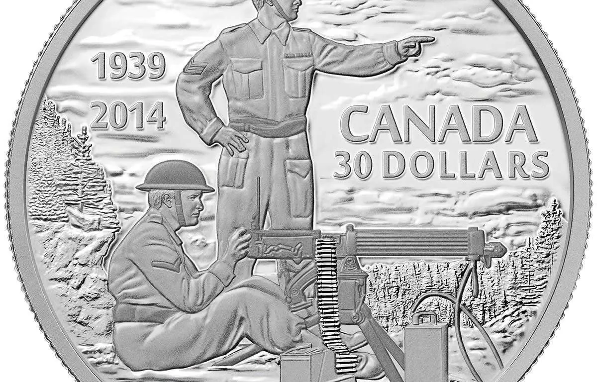 2014 CANADA $30 75TH ANNIVERSARY OF THE