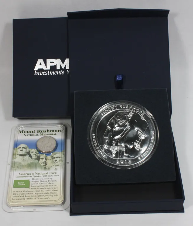 5 OZ 2013 ATB MOUNT RUSHMORE NATIONAL MEMORIAL