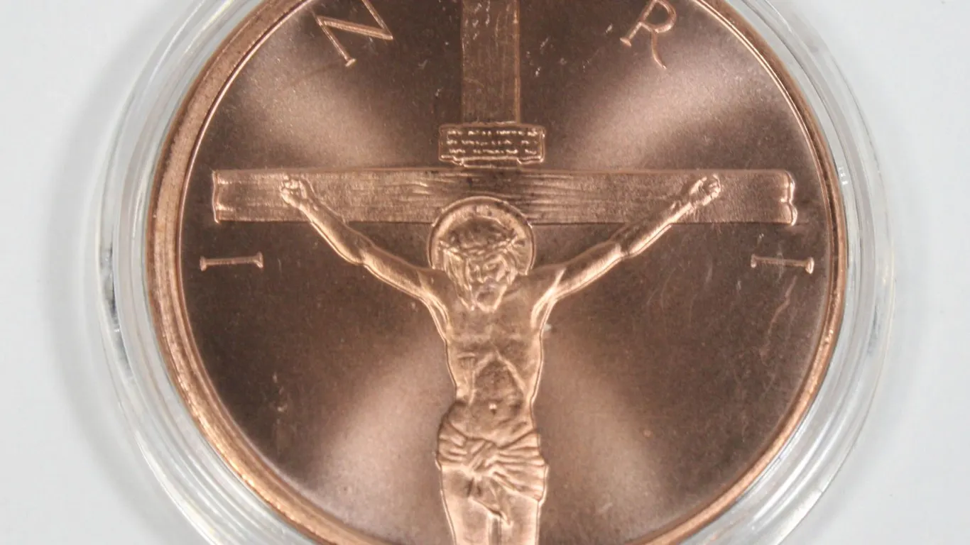 1 OZ COPPER ROUND IN CAPSULE
