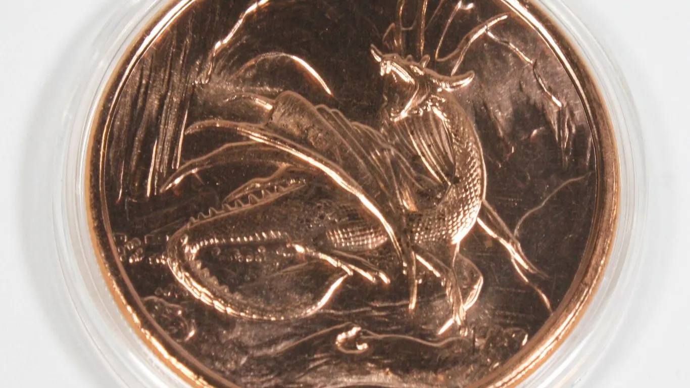 1 OZ COPPER ROUND IN CAPSULE