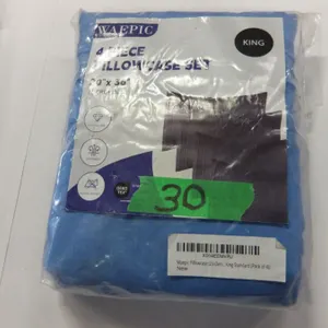 STORE RETURN (AS IS):  BAG C/W 4 KING SIZE PILLOW CASES