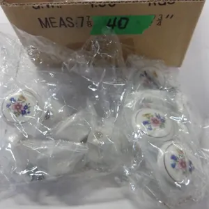 STORE RETURNS (AS IS):  3 BAGS C/W DRAWER KNOBS (18)