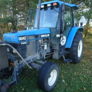 1997 New Holland 6640 Enclosed Industrial Tractor
