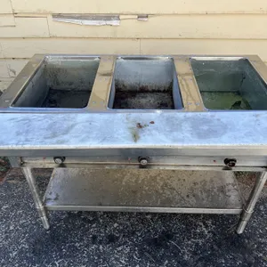 (3) Hole Steam Table