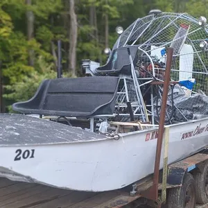 1989 Aluminum  16 Foot Air Boat