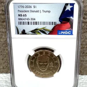 1776-2026 President Donald J. Trump $1 MS65