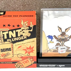 Looney Tunes TNT Plunger Pure Silver Bar