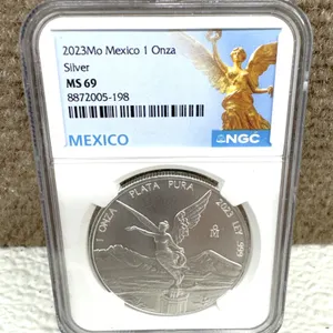 2023 Mexico 1 Onza Silver MS69 NGC Slabbed Coin