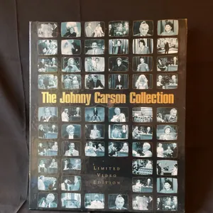 The Johnny Carson Collection Limited Edition Set with VHS Tapes and Artwork