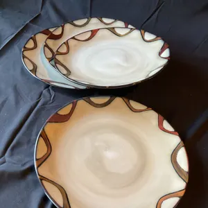 Four Heritage Mint Ltd. Decorative Plates with Abstract Design