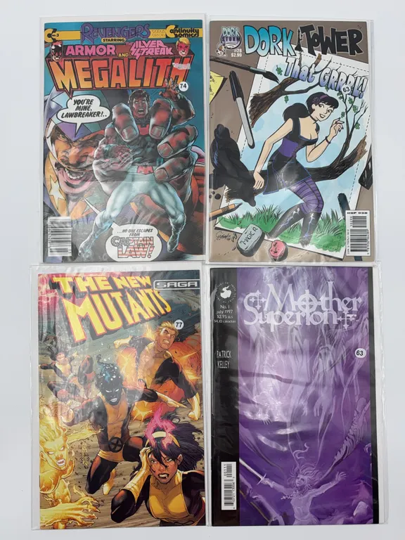 4 pack Assorted Comics Megalith, New Mutants