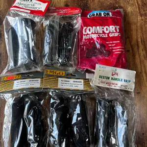 Lot of Foam motorcycle grips
