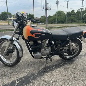KZ650 KZ650B with flame paint job